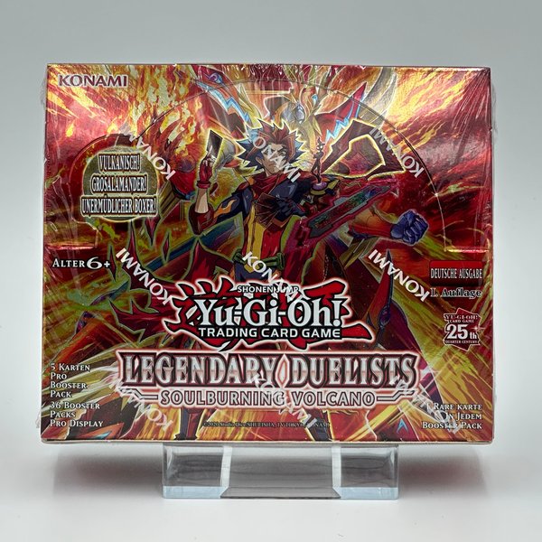 Yu-Gi-Oh! Booster Display  - Legendary Duelists Soulburning Volcano