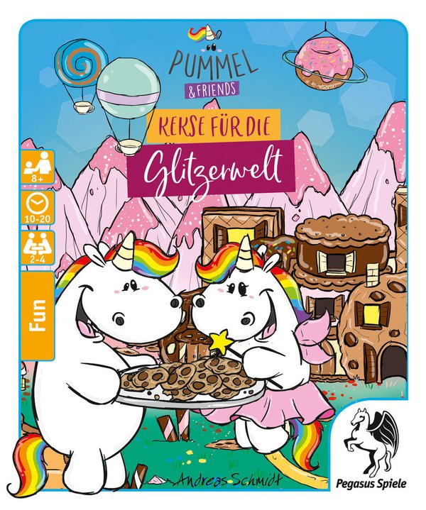 Pummel & Friends – Kekse für die Glitzerwelt (Bierdeckelspiel)