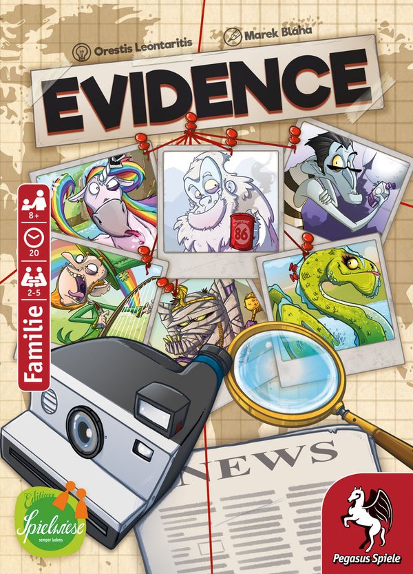 Evidence (Edition Spielwiese) (deutsch/englisch)