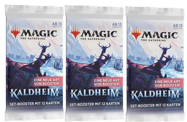 Magic the Gathering Kaldheim Set Booster (3x) deutsch