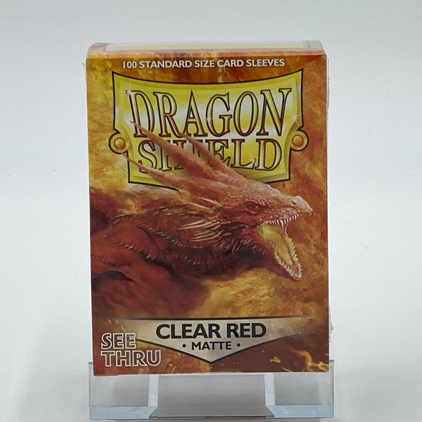 Dragon Shield Matte - Clear Red (100)