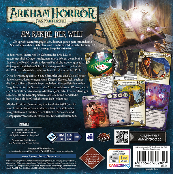 Arkham Horror: LCG - Am Rande der Welt - Ermittler-Erweiterung