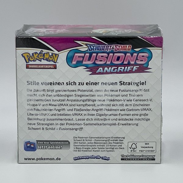 PKMN Fusionsangriff Booster-Display