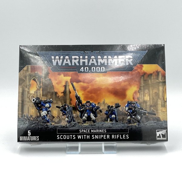 Space Marines Scouts with Sniper Rifles 48-29