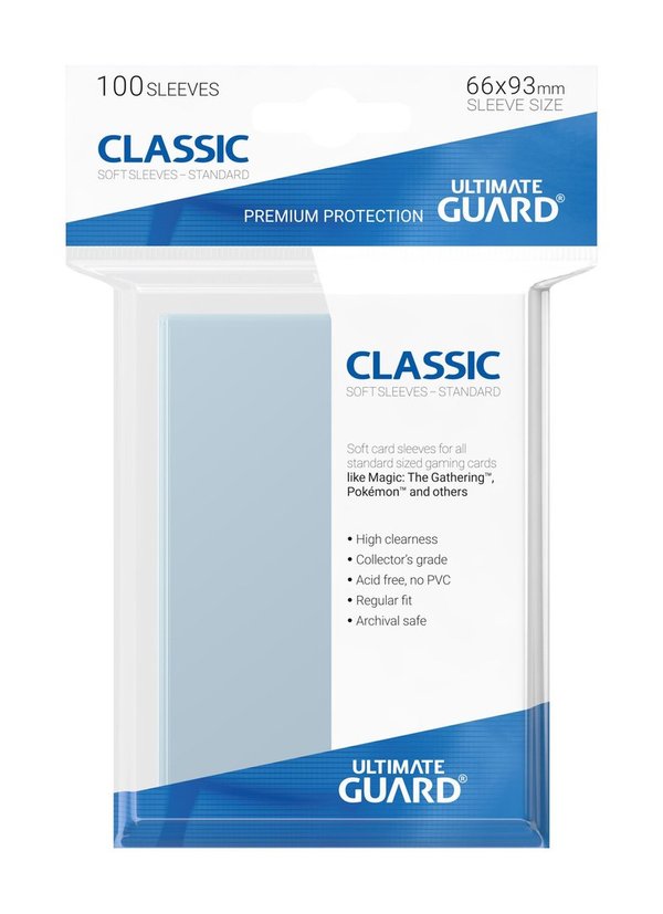 Ultimate Guard Classic Soft Sleeves (100) Standard-Size