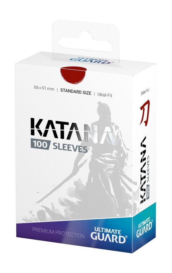 Ultimate Guard Katana Sleeves Standardgröße Rot (100)